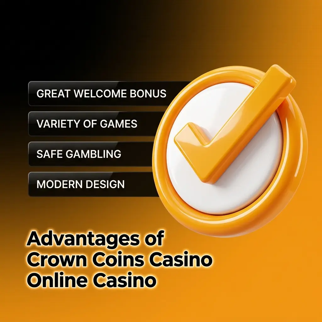 Crown Coins Casino advantages including sweepstakes format, 500+ games, dual-currency system, and mobile-ready platform for US players