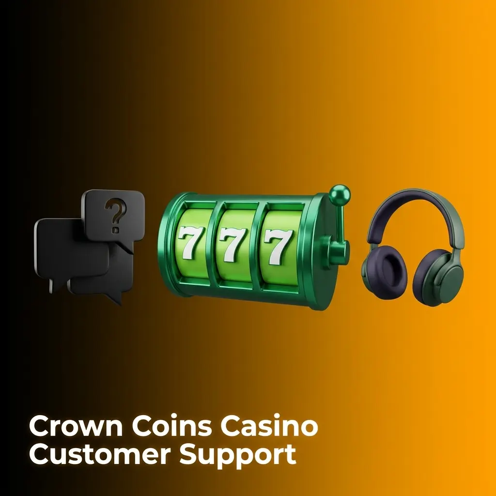 Crown Coins Casino customer support channels including live chat, email, and help center for payment assistance