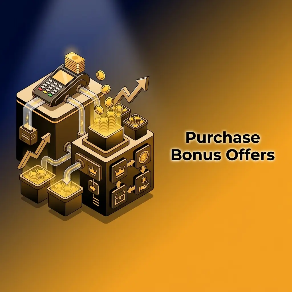 Crown Coins Casino Gold Coin purchase bonus with Sweeps Coins rewards for verified US players