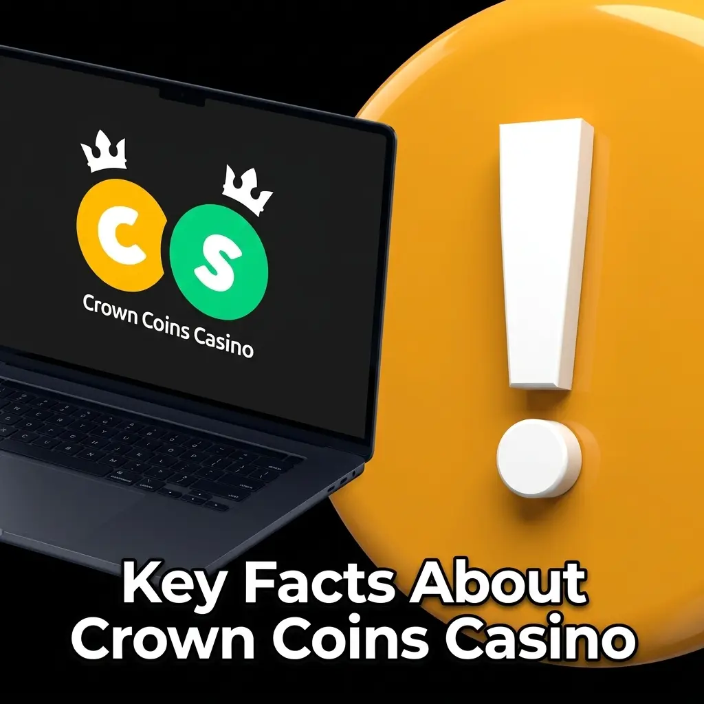 Crown Coins Casino key facts table showing details about the US sweepstakes casino established in 2022 by Virtuosity Entertainment LLC